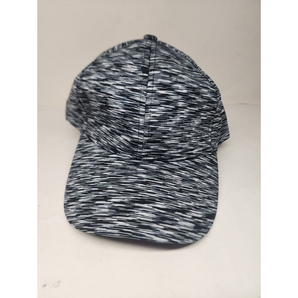 Black Spacedye Woman's Cap Hat Multicolor Adjustable Back Strap